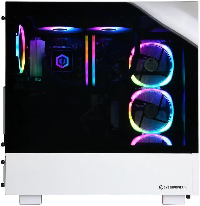 Alt view image 7 of 7 - CyberPowerPC Gamer Supreme Liquid Cool GXL70040 - Intel Core Ultra 7 265F 2.4GHz CPU, 32GB DDR5, Intel Arc B580 12GB, 2TB PCIe 4.0 NVMe SSD & Win 11 Home