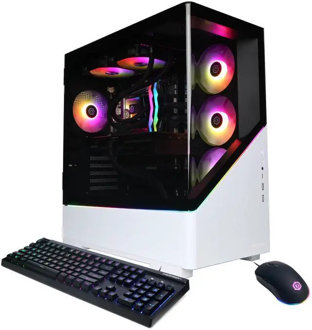 Alt view image 2 of 7 - CyberPowerPC Gamer Supreme Liquid Cool GXL70070 - Intel Core i9-14900F 2.0GHz CPU, 32GB DDR5, NVIDIA GeForce RTX 5070 Ti 16GB, 2TB PCIe 4.0 NVMe SSD & Win 11 Home
