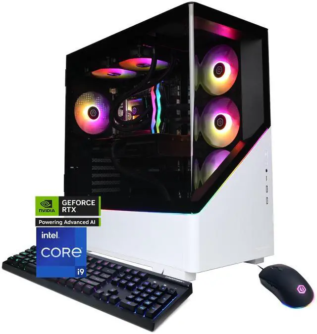 Main image of CyberPowerPC Gamer Supreme Liquid Cool GXL70070 - Intel Core i9-14900F 2.0GHz CPU, 32GB DDR5, NVIDIA GeForce RTX 5070 Ti 16GB, 2TB PCIe 4.0 NVMe SSD & Win 11 Home