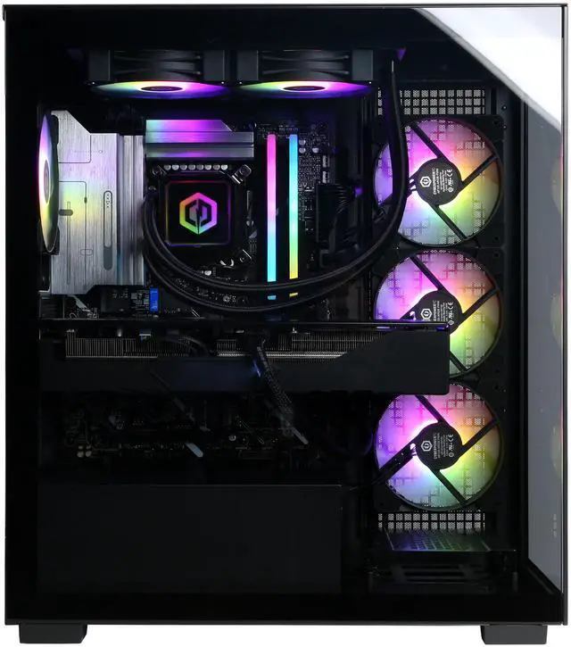 Alt view image 7 of 7 - CyberPowerPC Gamer Supreme Liquid Cool GXL70110 - Intel Core i9-14900KF 3.2GHz CPU, 32GB DDR5, NVIDIA GeForce RTX 5070 Ti 16GB, 2TB PCIe 4.0 NVMe SSD & Win 11 Home