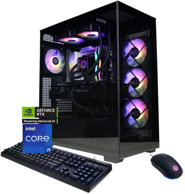 Main image of CyberPowerPC Gamer Supreme Liquid Cool GXL70110 - Intel Core i9-14900KF 3.2GHz CPU, 32GB DDR5, NVIDIA GeForce RTX 5070 Ti 16GB, 2TB PCIe 4.0 NVMe SSD & Win 11 Home