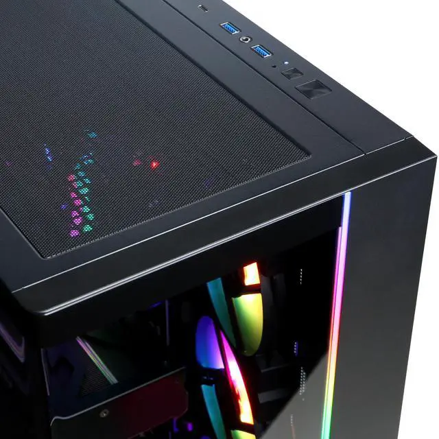 Alt view image 4 of 6 - CyberPowerPC Gamer Supreme Liquid Cool GML70120 - AMD Ryzen 7 9800X3D 4.7GHz CPU, 32GB DDR5, NVIDIA GeForce RTX 5070 Ti 16GB, 2TB PCIe 4.0 NVMe SSD & Win 11 Home