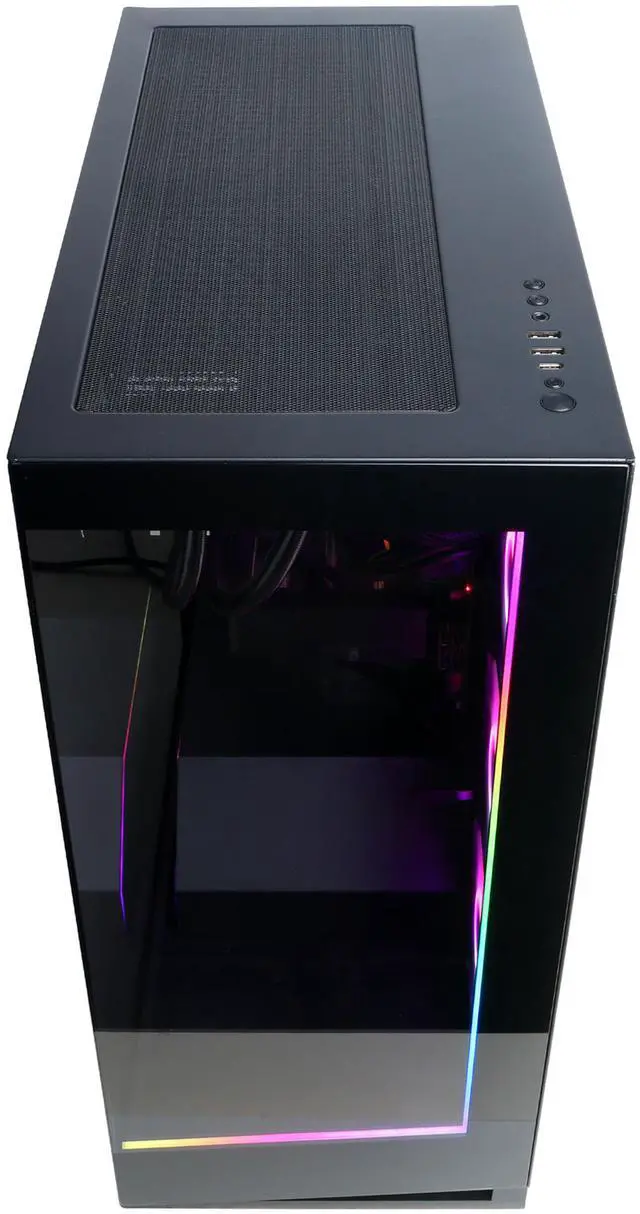 Alt view image 4 of 7 - CyberPowerPC Gamer Supreme Liquid Cool GXL70240 - Intel Core Ultra 7 265F 2.4GHz CPU, 32GB DDR5, NVIDIA GeForce RTX 5070 12GB, 2TB PCIe 4.0 NVMe SSD & Win 11 Home