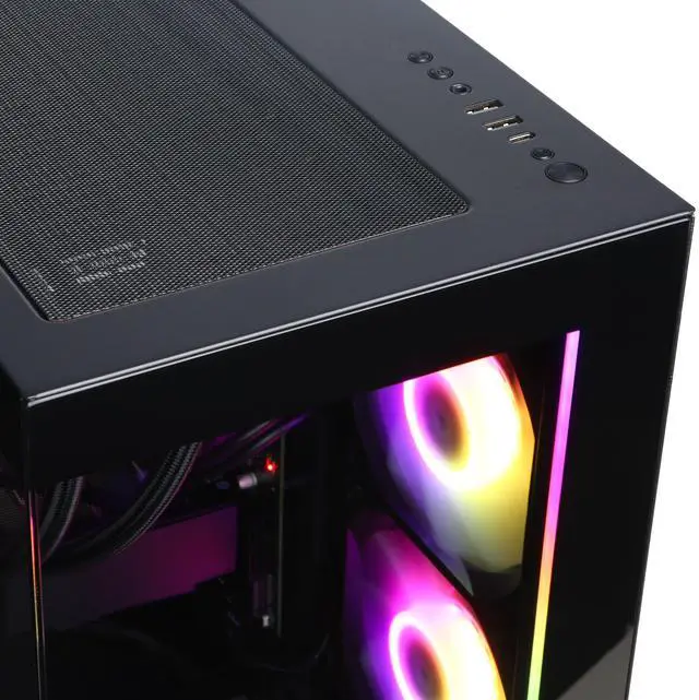 Alt view image 5 of 7 - CyberPowerPC Gamer Supreme Liquid Cool GXL70240 - Intel Core Ultra 7 265F 2.4GHz CPU, 32GB DDR5, NVIDIA GeForce RTX 5070 12GB, 2TB PCIe 4.0 NVMe SSD & Win 11 Home
