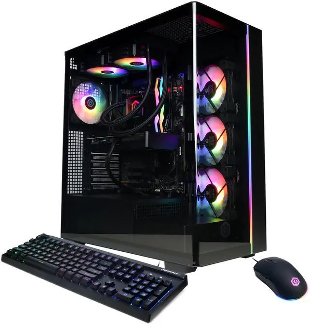 Main image of CyberPowerPC Gamer Supreme Liquid Cool GML70310 - AMD Ryzen 7 9700X 3.8GHz CPU, 32GB DDR5, NVIDIA GeForce RTX 5070 12GB, 2TB PCIe 4.0 NVMe SSD & Win 11 Home