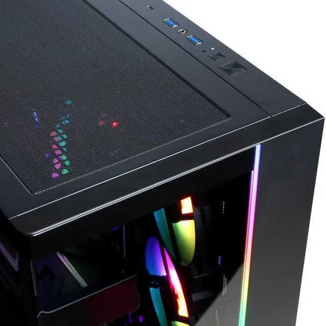 Alt view image 4 of 6 - CyberPowerPC Gamer Supreme Liquid Cool GML70310 - AMD Ryzen 7 9700X 3.8GHz CPU, 32GB DDR5, NVIDIA GeForce RTX 5070 12GB, 2TB PCIe 4.0 NVMe SSD & Win 11 Home