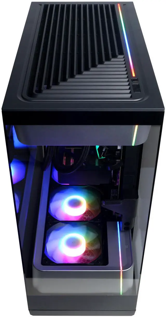 Alt view image 3 of 6 - CyberPowerPC Gamer Supreme Liquid Cool GML70320 - AMD Ryzen 9 9900X 4.4GHz CPU, 32GB DDR5, NVIDIA GeForce RTX 5070 12GB, 2TB PCIe 4.0 NVMe SSD & Win 11 Home