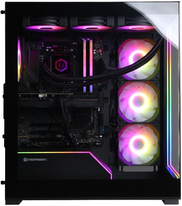 Alt view image 6 of 6 - CyberPowerPC Gamer Supreme Liquid Cool GML70360 - AMD Ryzen 7 7800X3D 4.2GHz CPU, 32GB DDR5, AMD Radeon RX 9070 XT 16GB, 1TB PCIe 4.0 NVMe SSD & Win 11 Home