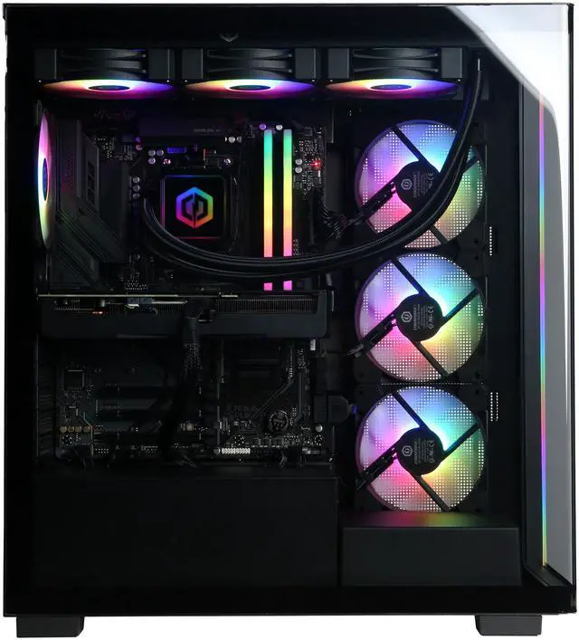 Alt view image 6 of 6 - CyberPowerPC Gamer Supreme Liquid Cool GML70420 - AMD Ryzen 9 9900X3D 4.4GHz CPU, 32GB DDR5, NVIDIA GeForce RTX 5070 12GB, 2TB PCIe 4.0 NVMe SSD & Win 11 Home