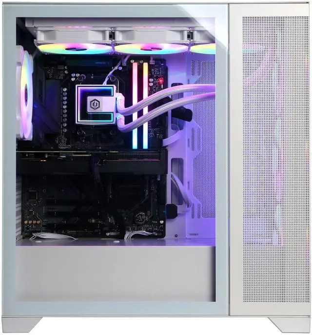 Alt view image 6 of 6 - CyberPowerPC Gamer Supreme Liquid Cool GML70430 - AMD Ryzen 9 9900X3D 4.4GHz CPU, 32GB DDR5, AMD Radeon RX 9070 XT 16GB, 2TB PCIe 4.0 NVMe SSD & Win 11 Home