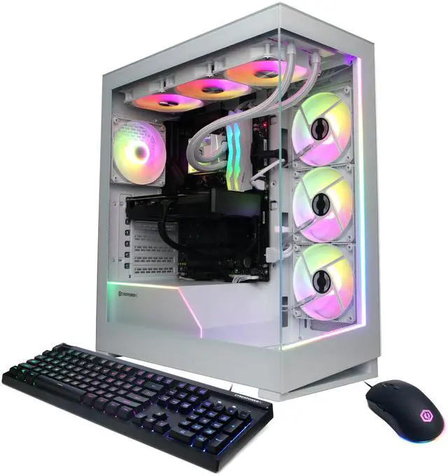 Main image of CyberPowerPC Gamer Supreme Liquid Cool GML70460 - AMD Ryzen 9 9950X3D 4.3GHz CPU, 64GB DDR5, NVIDIA GeForce RTX 5070 12GB, 4TB PCIe 4.0 NVMe SSD & Win 11 Home