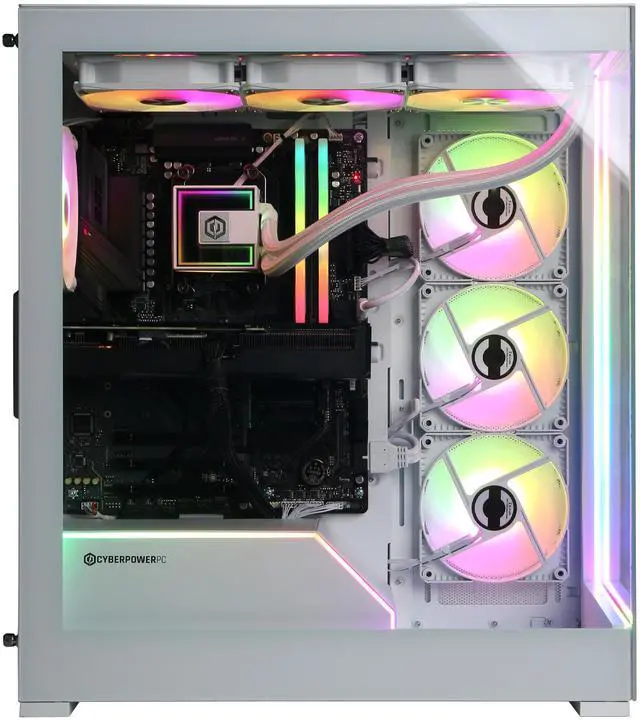 Alt view image 6 of 6 - CyberPowerPC Gamer Supreme Liquid Cool GML70460 - AMD Ryzen 9 9950X3D 4.3GHz CPU, 64GB DDR5, NVIDIA GeForce RTX 5070 12GB, 4TB PCIe 4.0 NVMe SSD & Win 11 Home