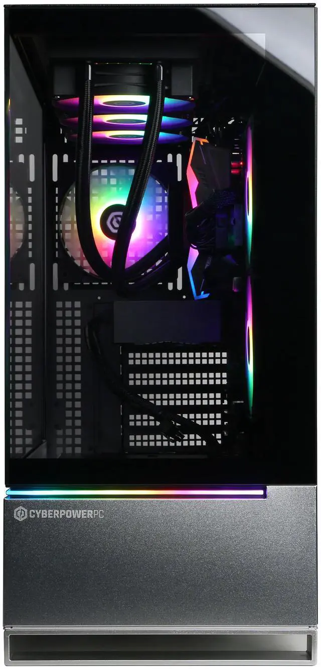 Alt view image 2 of 6 - CyberPowerPC Gamer Supreme Liquid Cool GML70470 - AMD Ryzen 9 9950X3D 4.3GHz CPU, 64GB DDR5, AMD Radeon RX 9070 XT 16GB, 4TB PCIe 4.0 NVMe SSD & Win 11 Home