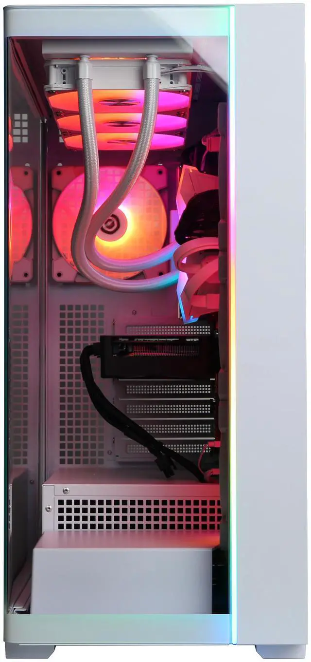 Alt view image 3 of 7 - CyberPowerPC Gamer Supreme Liquid Cool GXL70510 - Intel Core i9-14900KF 3.2GHz CPU, 32GB DDR5, NVIDIA GeForce RTX 5060 Ti 16GB, 2TB PCIe 4.0 NVMe SSD & Win 11 Home
