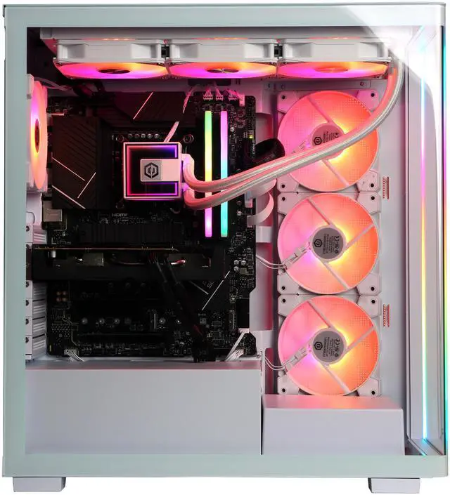 Alt view image 7 of 7 - CyberPowerPC Gamer Supreme Liquid Cool GXL70510 - Intel Core i9-14900KF 3.2GHz CPU, 32GB DDR5, NVIDIA GeForce RTX 5060 Ti 16GB, 2TB PCIe 4.0 NVMe SSD & Win 11 Home