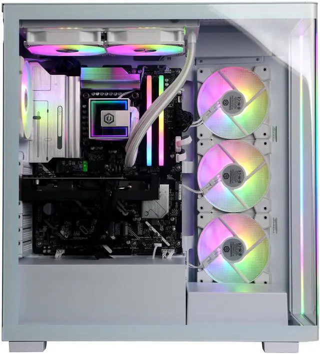 Alt view image 7 of 7 - CyberPowerPC Gamer Supreme Liquid Cool GXL70520 - Intel Core Ultra 9 285 2.5GHz CPU, 32GB DDR5, NVIDIA GeForce RTX 5060 Ti 16GB, 2TB PCIe 4.0 NVMe SSD & Win 11 Home