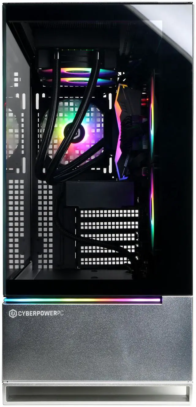 Alt view image 2 of 6 - CyberPowerPC Gamer Supreme Liquid Cool GML70530 - AMD Ryzen 7 8700F 4.1GHz CPU, 32GB DDR5, NVIDIA GeForce RTX 5060 Ti 16GB, 2TB PCIe 4.0 NVMe SSD & Win 11 Home