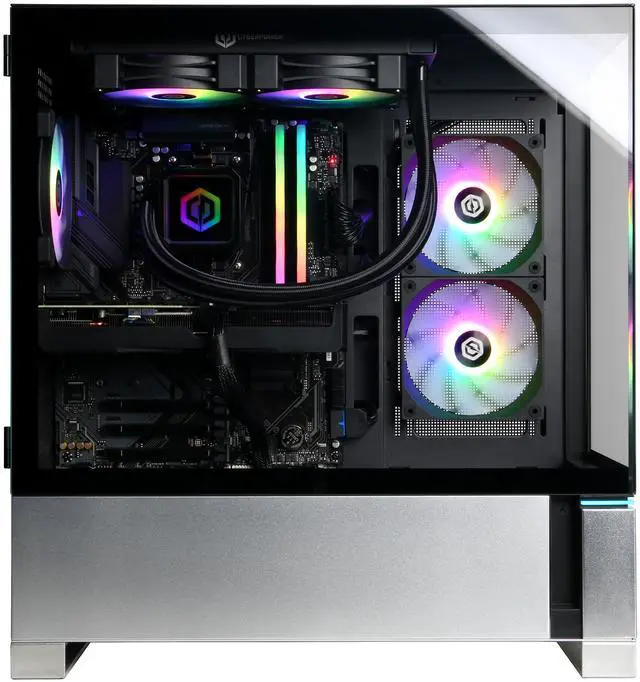 Alt view image 6 of 6 - CyberPowerPC Gamer Supreme Liquid Cool GML70530 - AMD Ryzen 7 8700F 4.1GHz CPU, 32GB DDR5, NVIDIA GeForce RTX 5060 Ti 16GB, 2TB PCIe 4.0 NVMe SSD & Win 11 Home