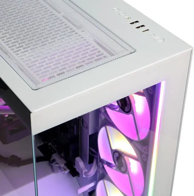 Alt view image 4 of 6 - CyberPowerPC Gamer Supreme Liquid Cool GML70540 - AMD Ryzen 7 9700X 3.8GHz CPU, 32GB DDR5, NVIDIA GeForce RTX 5060 Ti 16GB, 2TB PCIe 4.0 NVMe SSD & Win 11 Home