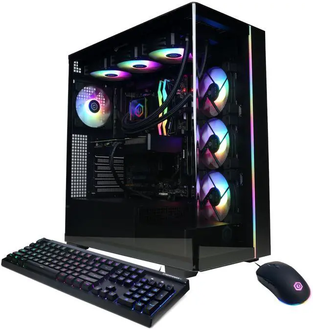 Main image of CyberPowerPC Gamer Supreme Liquid Cool GML70570 - AMD Ryzen 9 9900X 4.4GHz CPU, 32GB DDR5, NVIDIA GeForce RTX 5060 Ti 16GB, 2TB PCIe 4.0 NVMe SSD & Win 11 Home
