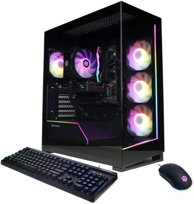 Alt view image 2 of 7 - CyberPowerPC Gamer Xtreme GXL70590 - Intel Core Ultra 5 225F 3.3GHz CPU, 16GB DDR5, NVIDIA GeForce RTX 5060 Ti 8GB, 2TB PCIe 4.0 NVMe SSD & Win 11 Home
