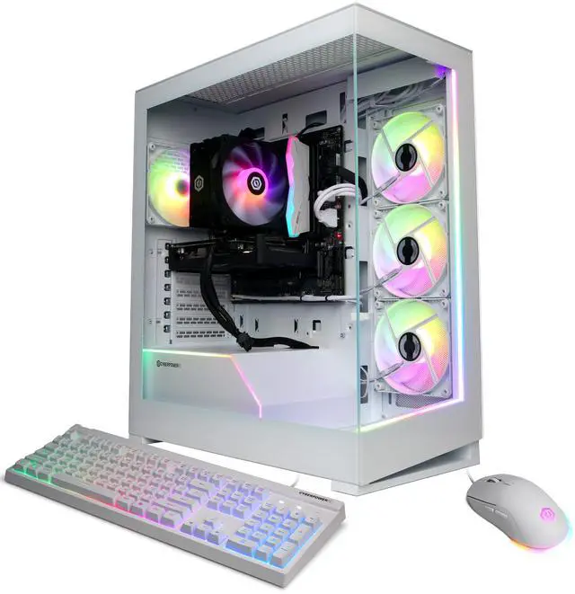 Alt view image 2 of 7 - CyberPowerPC Gamer Xtreme GXL70660 - Intel Core Ultra 5 225F 3.3GHz CPU, 16GB DDR5, NVIDIA GeForce RTX 5060 8GB, 2TB PCIe 4.0 NVMe SSD & Win 11 Home