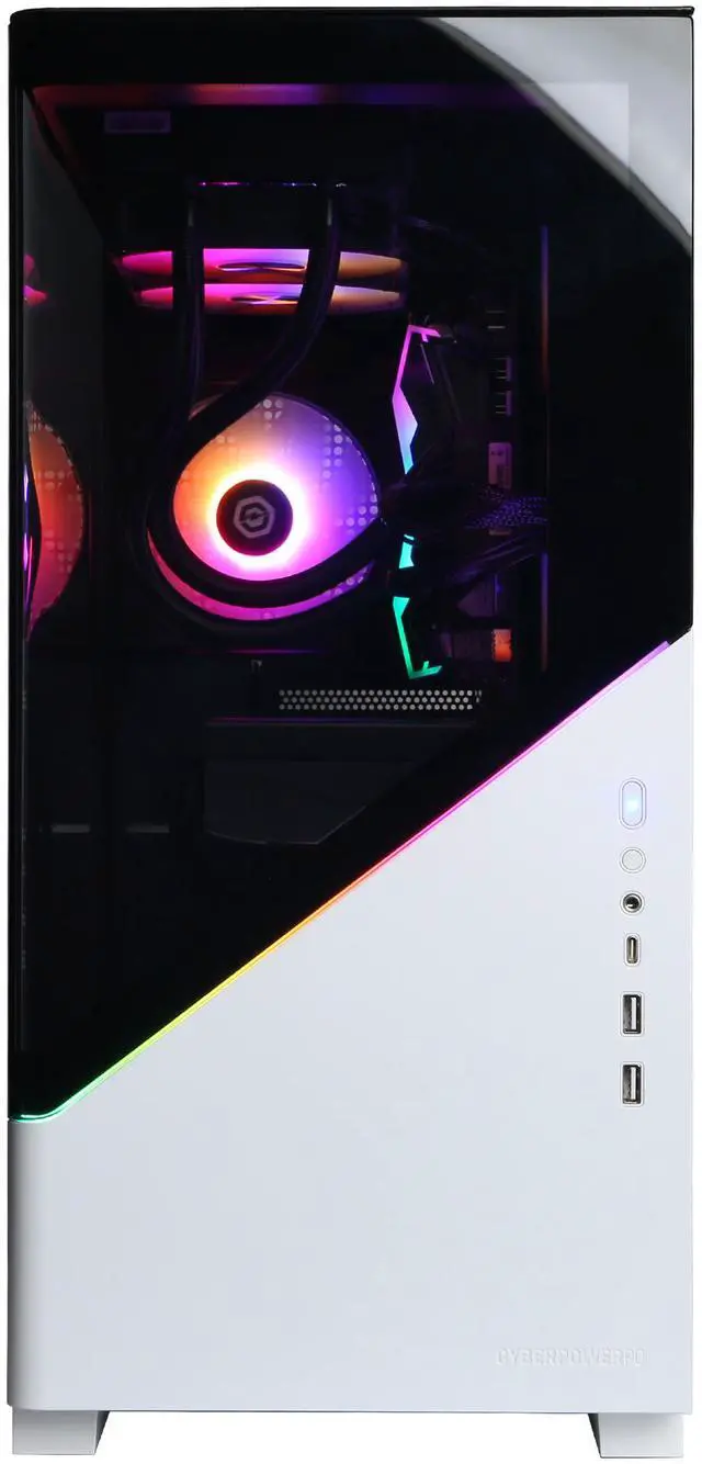 Alt view image 3 of 7 - CyberPowerPC Gamer Supreme Liquid Cool GXL70680 - Intel Core Ultra 7 265F 2.4GHz CPU, 16GB DDR5, NVIDIA GeForce RTX 5060 8GB, 2TB PCIe 4.0 NVMe SSD & Win 11 Home