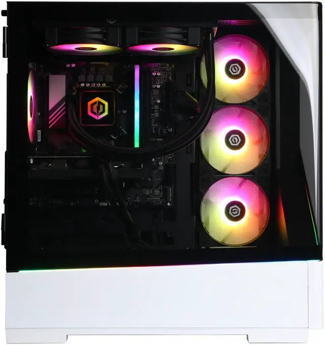 Alt view image 7 of 7 - CyberPowerPC Gamer Supreme Liquid Cool GXL70680 - Intel Core Ultra 7 265F 2.4GHz CPU, 16GB DDR5, NVIDIA GeForce RTX 5060 8GB, 2TB PCIe 4.0 NVMe SSD & Win 11 Home
