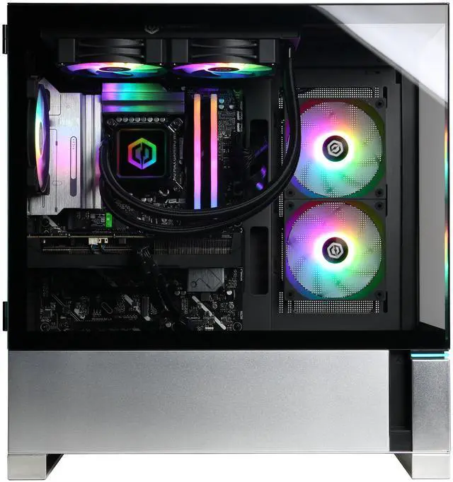 Alt view image 7 of 7 - CyberPowerPC Gamer Supreme Liquid Cool GXL70790 - Intel Core Ultra 7 265KF 3.9GHz CPU, 32GB DDR5, AMD Radeon RX 9060 XT 16GB, 2TB PCIe 4.0 NVMe SSD & Win 11 Home