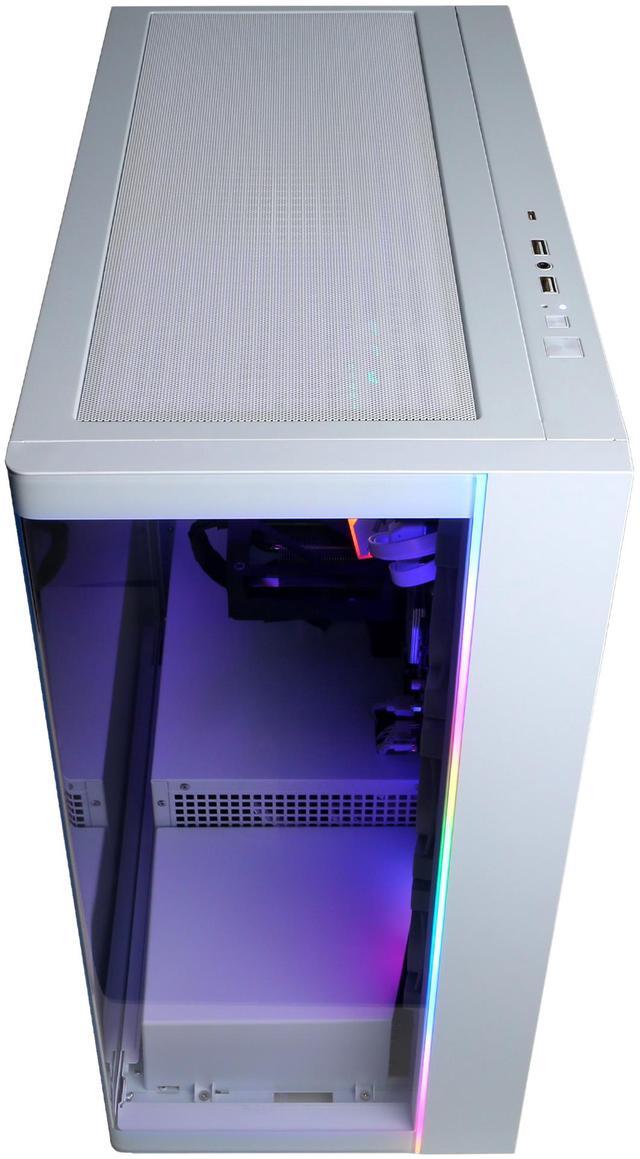 Alt view image 3 of 6 - CyberPowerPC Gamer Supreme Liquid Cool GML70820 - AMD Ryzen 7 8700F 4.1GHz CPU, 32GB DDR5, AMD Radeon RX 9060 XT 16GB, 2TB PCIe 4.0 NVMe SSD & Win 11 Home