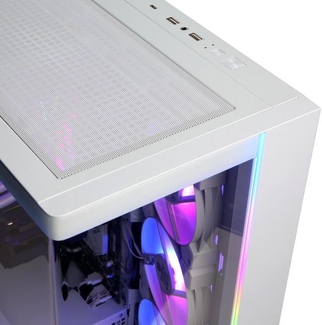 Alt view image 4 of 6 - CyberPowerPC Gamer Supreme Liquid Cool GML70820 - AMD Ryzen 7 8700F 4.1GHz CPU, 32GB DDR5, AMD Radeon RX 9060 XT 16GB, 2TB PCIe 4.0 NVMe SSD & Win 11 Home