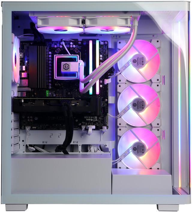 Alt view image 6 of 6 - CyberPowerPC Gamer Supreme Liquid Cool GML70820 - AMD Ryzen 7 8700F 4.1GHz CPU, 32GB DDR5, AMD Radeon RX 9060 XT 16GB, 2TB PCIe 4.0 NVMe SSD & Win 11 Home