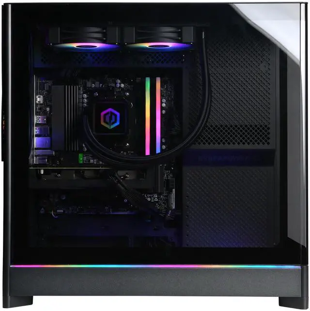 Alt view image 6 of 6 - CyberPowerPC Gamer Supreme Liquid Cool GML70830 - AMD Ryzen 7 9700X 3.8GHz CPU, 32GB DDR5, AMD Radeon RX 9060 XT 16GB, 2TB PCIe 4.0 NVMe SSD & Win 11 Home