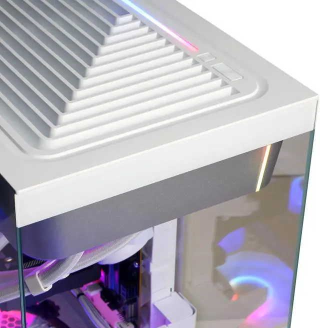Alt view image 4 of 6 - CyberPowerPC Gamer Supreme Liquid Cool GML70850 - AMD Ryzen 7 9800X3D 4.7GHz CPU, 32GB DDR5, AMD Radeon RX 9060 XT 16GB, 2TB PCIe 4.0 NVMe SSD & Win 11 Home
