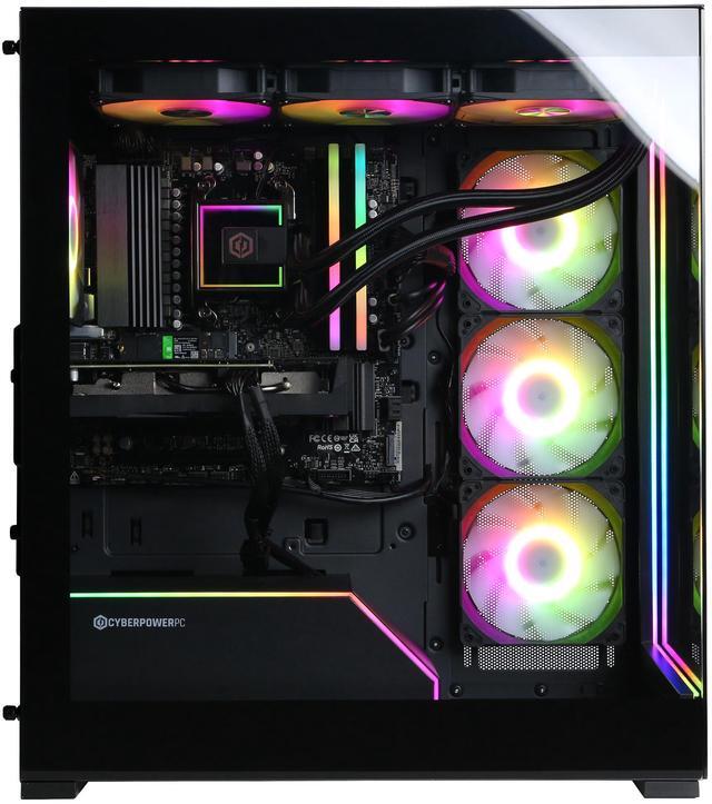 Alt view image 6 of 6 - CyberPowerPC Gamer Supreme Liquid Cool GML70860 - AMD Ryzen 9 9900X 4.4GHz CPU, 32GB DDR5, AMD Radeon RX 9060 XT 16GB, 2TB PCIe 4.0 NVMe SSD & Win 11 Home