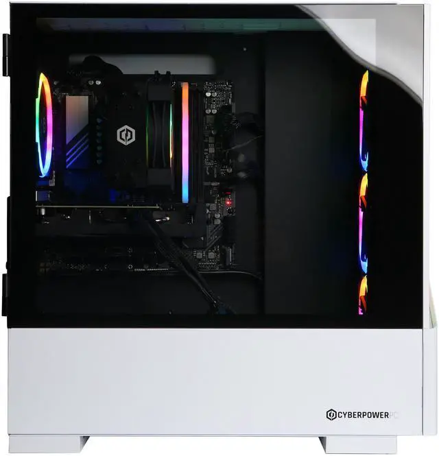 Alt view image 7 of 7 - CyberPowerPC Gamer Xtreme GXL70880 - Intel Core Ultra 5 225F 3.3GHz CPU, 16GB DDR5, AMD Radeon RX 9060 XT 8GB, 1TB PCIe 4.0 NVMe SSD & Win 11 Home