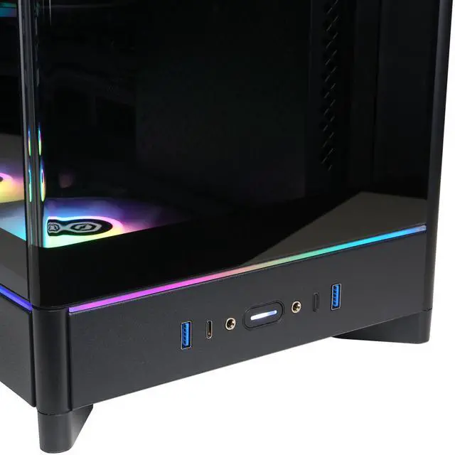 Alt view image 5 of 7 - CyberPowerPC Gamer Supreme Liquid Cool GXL70890 - Intel Core i7-14700F 2.1GHz CPU, 16GB DDR5, AMD Radeon RX 9060 XT 8GB, 2TB PCIe 4.0 NVMe SSD & Win 11 Home