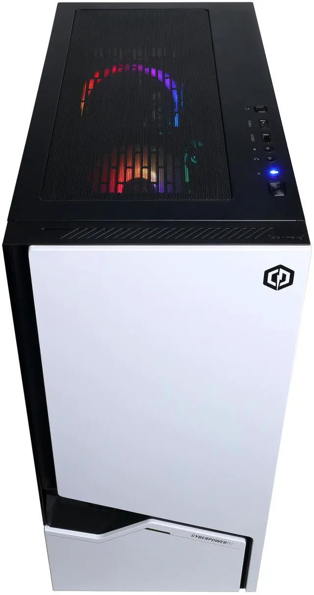 Alt view image 3 of 6 - CyberPowerPC Gamer Master GML70910 - AMD Ryzen 5 8400F 4.2GHz CPU, 16GB DDR5, AMD Radeon RX 9060 XT 8GB, 1TB PCIe 4.0 NVMe SSD & Win 11 Home