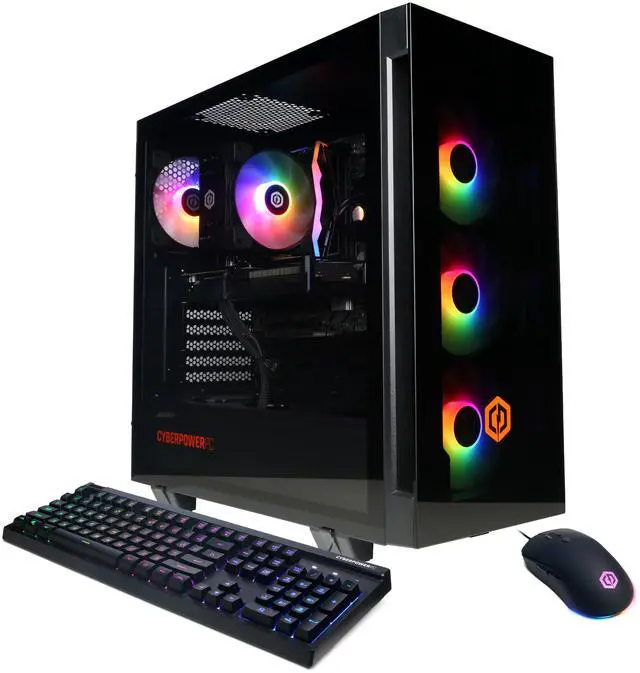 Main image of CyberpowerPC Gaming Desktop PC Gamer Xtreme GX70921 Intel Core Ultra 5 225F 16GB DDR5 1TB NVMe SSD GeForce RTX 5050 Windows 11 Home