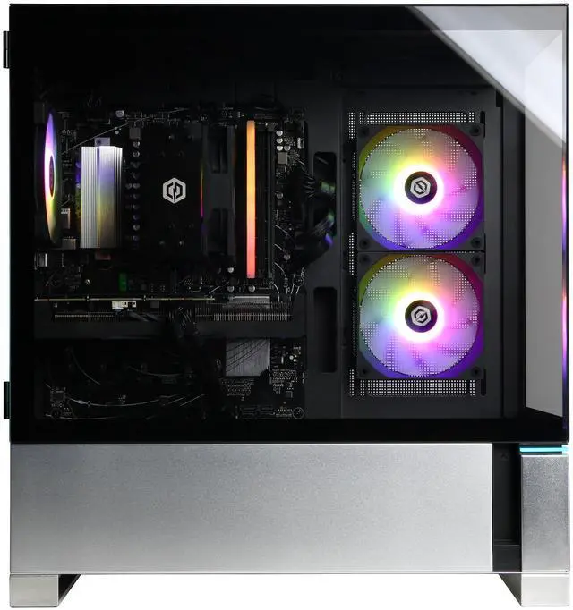 Alt view image 6 of 6 - CyberpowerPC Gaming Desktop PC Gamer Master GM70924 AMD Ryzen 5 8400F 16GB DDR5 1TB NVMe SSD GeForce RTX 5050 Windows 11 Home
