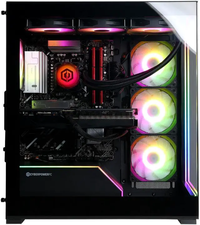Alt view image 3 of 6 - CyberpowerPC Gaming Desktop PC GM70928 AMD Ryzen 7 7800X3D 32GB DDR5 1TB NVMe SSD GeForce RTX 5070 Windows 11 Home