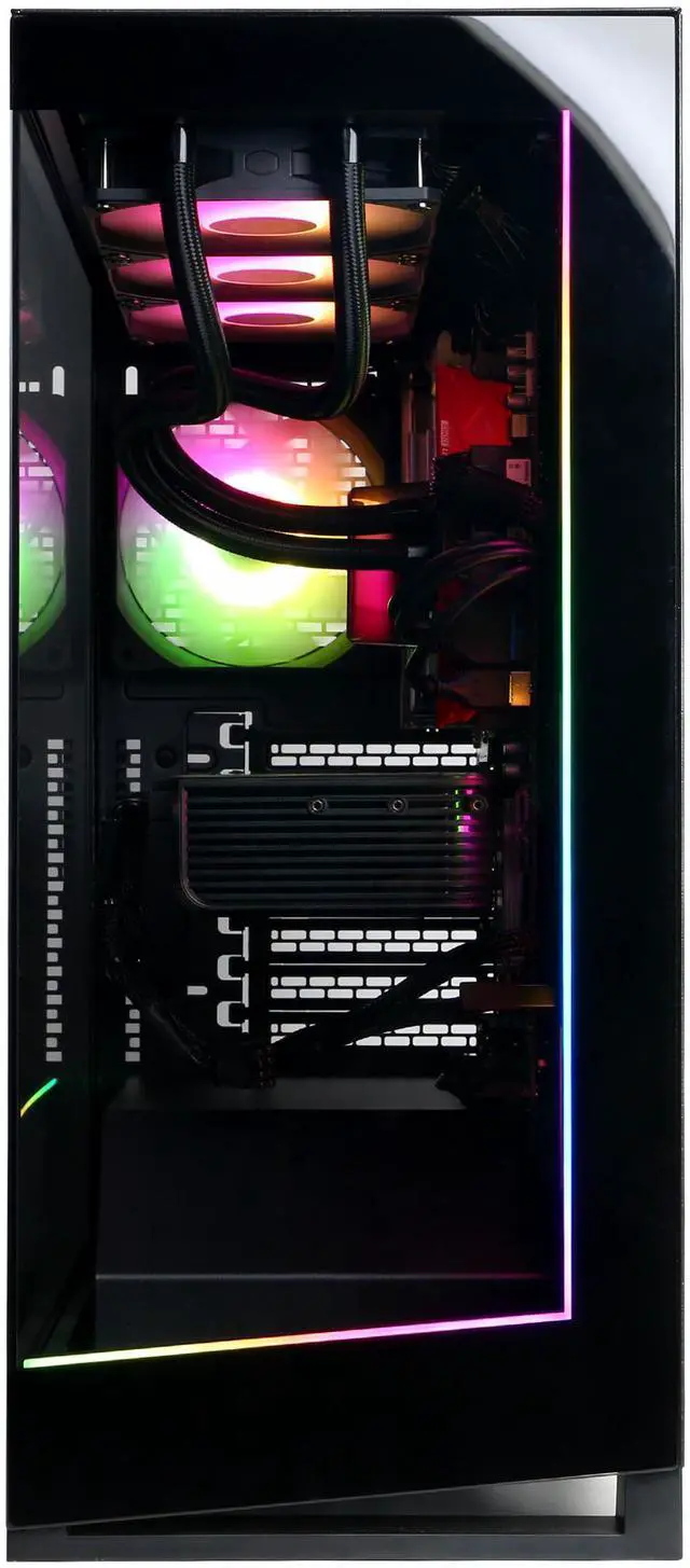 Alt view image 2 of 6 - CyberpowerPC Gaming Desktop PC GM70929 AMD Ryzen 7 9800X3D 32GB DDR5 2TB NVMe SSD AMD Radeon RX 9070 XT Windows 11 Home 64-bit