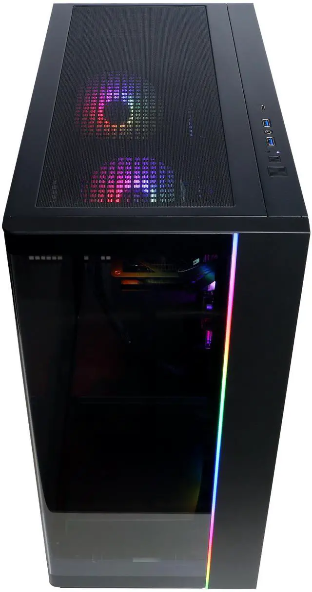 Alt view image 6 of 6 - CyberPowerPC Gamer Master - AMD Ryzen 7 9700F 3.8GHz, 16GB DDR5, AMD Radeon RX 7700 16GB, 1TB PCIe 4.0 NVMe SSD & Windows 11 Home