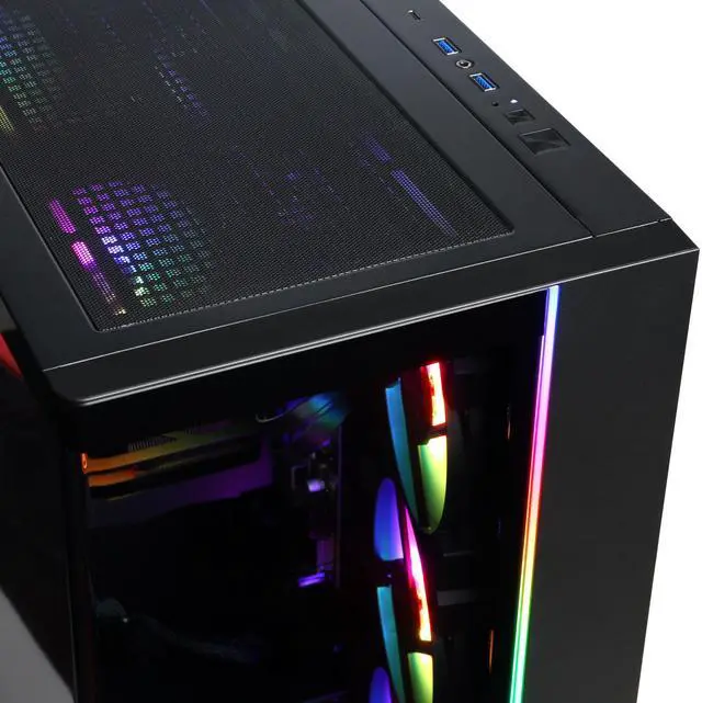 Alt view image 5 of 6 - CyberPowerPC Gamer Master - AMD Ryzen 7 9700F 3.8GHz, 16GB DDR5, AMD Radeon RX 7700 16GB, 1TB PCIe 4.0 NVMe SSD & Windows 11 Home