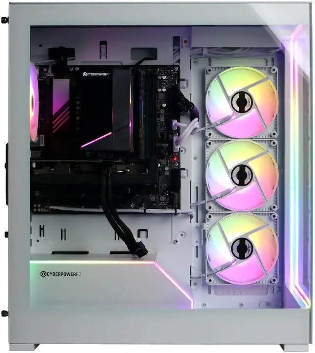 Alt view image 4 of 6 - CyberPowerPC Gamer Master - AMD Ryzen 7 9700X 3.8GHz, 16GB DDR5, AMD Radeon RX 7700 16GB, 1TB PCIe 4.0 NVMe SSD & Windows 11 Home