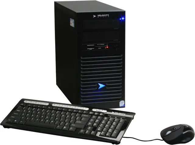 Main image of Velocity Micro Desktop PC Edge Mx215 Intel Core 2 Quad Q8200 4GB DDR2 750GB HDD ATI Radeon HD 4850 Windows Vista Home Premium 64-bit