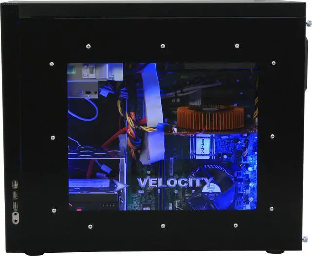 Alt view image 13 of 18 - Velocity Micro Desktop PC Edge Mx215 Intel Core 2 Quad Q8200 4GB DDR2 750GB HDD ATI Radeon HD 4850 Windows Vista Home Premium 64-bit