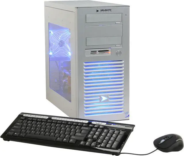 Main image of Velocity Micro Desktop PC Edge Gx325 Intel Core 2 Quad Q9300 4GB DDR2 500GB HDD Dual ATI Radeon HD 4850 Windows Vista Home Premium 64-bit