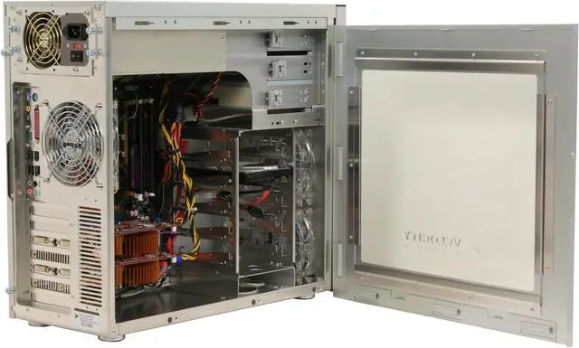 Alt view image 8 of 19 - Velocity Micro Desktop PC Edge Gx325 Intel Core 2 Quad Q9300 4GB DDR2 500GB HDD Dual ATI Radeon HD 4850 Windows Vista Home Premium 64-bit