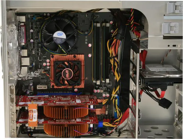 Alt view image 11 of 19 - Velocity Micro Desktop PC Edge Gx325 Intel Core 2 Quad Q9300 4GB DDR2 500GB HDD Dual ATI Radeon HD 4850 Windows Vista Home Premium 64-bit